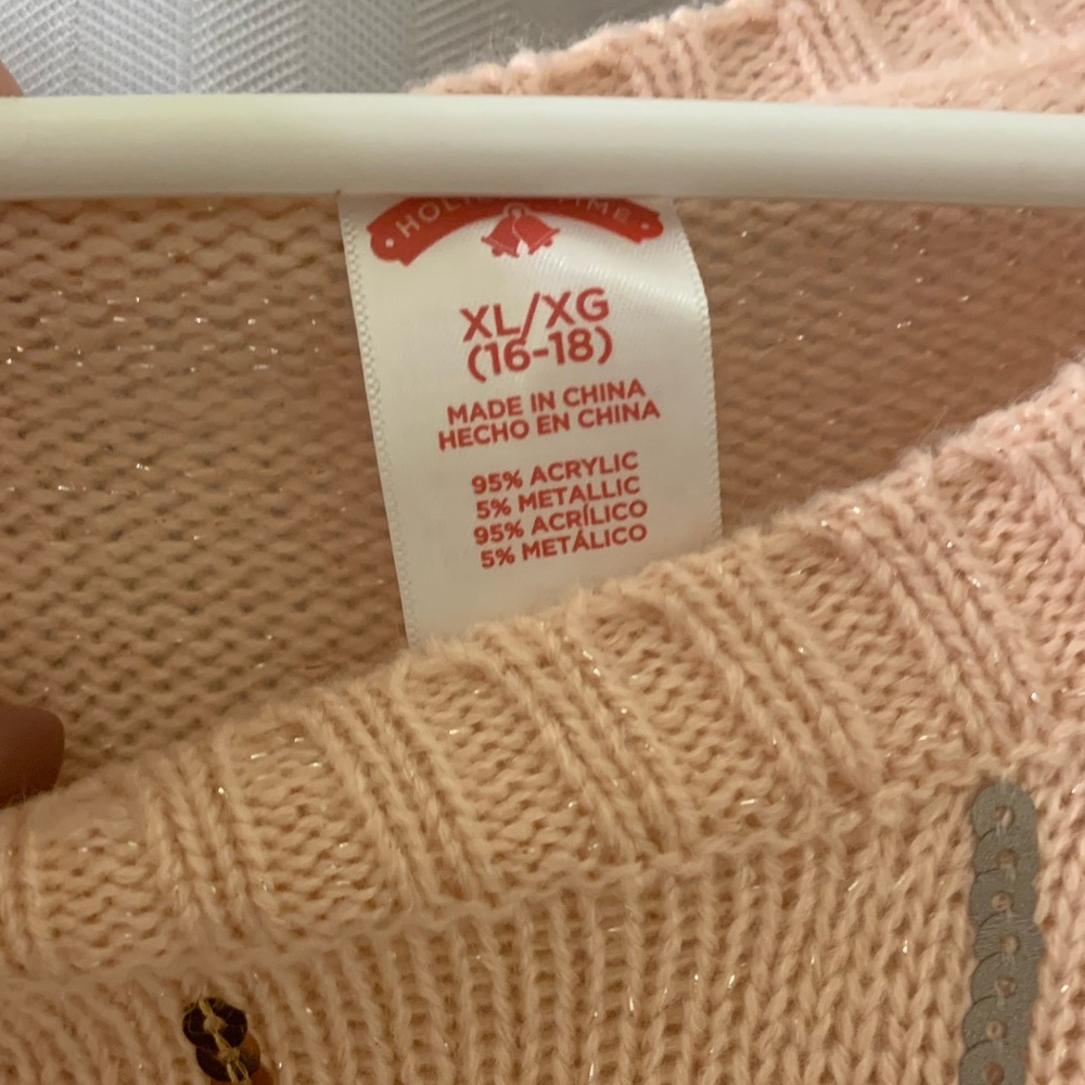 NWT❄️ Snowflake Christmas Sequin Sweater - Picture 3 of 3